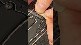 How To Fix A Guitar Nut Using Baking Soda And Instant Glue