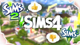 ПОЧЕМУ Sims 4 САМАЯ УДАЧНАЯ ИЗ серии The Sims │ сравнение ВСЕХ ЧАСТЕЙ симс