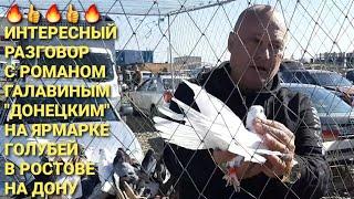  Интересный разговор с Романом Галавиным "Донецким" на ярмарке голубей в Ростове на Дону.