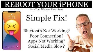 RESET your iPHONE for BETTER CONNECTION and PERFORMANCE.