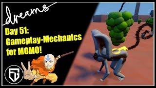Creating a Fan-AVATAR Game! | Adding Gameplay Mechanics to Momo | [Day 51] [Dreams PS4]