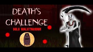 JIGOKU IS BACK - Death's Challenge Solo Walkthrough - The Mimic | ROBLOX