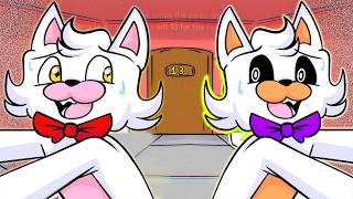 Funtime Foxy And Lolbit Are STUCK In DOORS Floor 2 In Minecraft FNAF