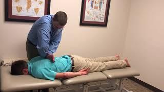 Prone thoracic manipulation