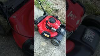 #Craftsman m220 self propelled used about 8 time cord pull froze up#extended warranty to five years.