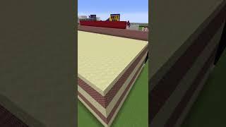 Building Five Guys Restaurant In My Minecraft City World #shorts