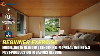 Unreal Engine 5.3 for Architecture & Interior Design | Blender + Unreal + DaVinci Tutorial