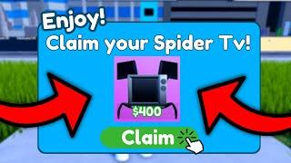 I got the SPIDER TV... (Here's How) | Toilet Tower Defense