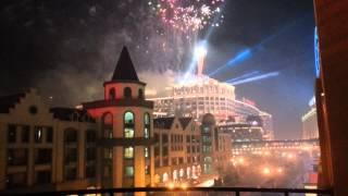 Extravagant fireworks display in Taiwan At E-DA Amusement Park