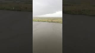 Tropical storm in the bayou! Port Sulphur Louisiana fishing camp under heavy rain!