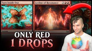  Top 1000 Mythic with 1 Drops ONLY!  Duskmourn Standard | Mono Red | MTG Arena