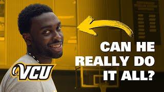 VCU basketball star plays lacrosse?