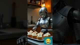 Robot Makes Cup Cakes for Friends