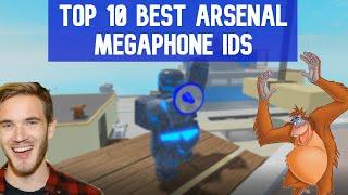 Top 10 Best Roblox Arsenal Megaphone IDs/codes (Fan suggestions)!!!