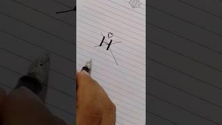 H Styles calligraphy ideas #shorts #calligraphy #handwriting #vairalvideo #vairalshort