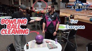 How to clean a bowling ball!!! Shop talk series!! 4k