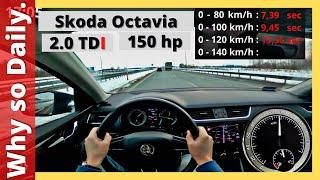 Skoda Octavia III 2019 Style DSG ( 2.0 TDI 150 hp)|Acceleration, CITY , POV driving | #05 WhySoDaily