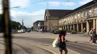 Drämmli Basel Tram drivers view 2 time lapse tour バーゼルのトラム (前面展望)