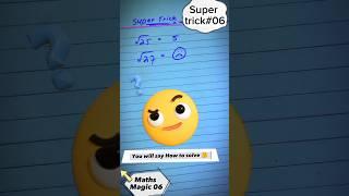 Maths super trick 06️️ Square root easy solution #dk #mathshortcut