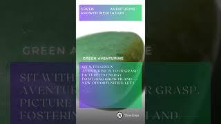 Transform Your Mind: Crystal Meditation Magic in Minutes! Green aventurine