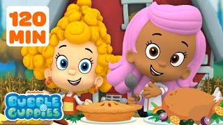 Bubble Guppies' Thanksgiving Adventures!  | 120 Minute Compilation | Nick Jr.