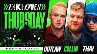 Collin, ATM & Outlaw - Battle on the Felt! | $10/20 NLH ACTION Cash!
