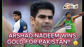 ARSHAD NADEEM CREATES HISTORY IN PARIS OLYMPICS! WINS THE GOLD MEDAL FOR PAKISTAN! BREAKS RECORD!