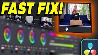 Stabilize Color & Exposure FAST in DaVinci Resolve 19! (STUDIO Only) | Quick Tip Tuesday!