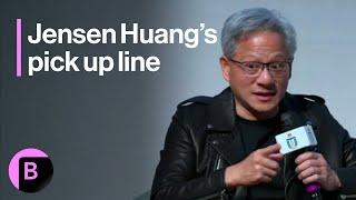 Nvidia CEO Jensen Huang reveals the pick up line he used on his wife