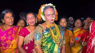 Pedda Amberpet Naresh Swamy Bathukamma Song | Shiva Sathula Bathukamma Dance at Cheruvugattu 2024