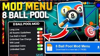  8 Ball Pool MOD Menu - Líneas Largas, MegaPower y Dinero Infinito  8 Ball Pool MOD APK