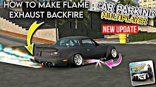 How To Make Exhaust Backfire In Car Parking Multiplayer New Update 