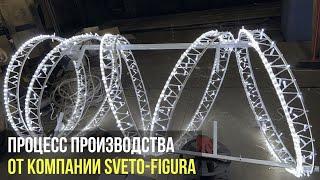 Процесс производства световых фигур от компании SVETO-FIGURA