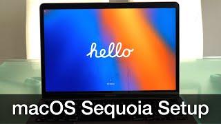 macOS Sequoia Preview: First Boot + Setup!