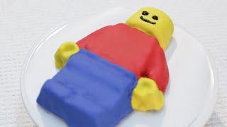 How to make a Lego Man Cake | Easy Lego Cake with Fondant | Short Version