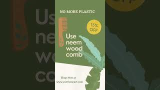 Benefit of using #woodcomb || Earthencart