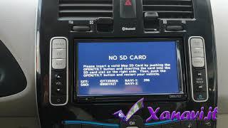 SD-card restore and map data update Nissan Leaf and e-NV200