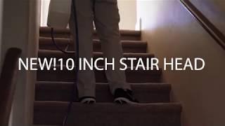 New Rotovac 10" Stair Head on an Actual Carpet Cleaning Job!