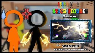 Stick Figures react to.. Wanted-AvA-Ep.1| Alan Becker|OG?| read desc 4 the credits!