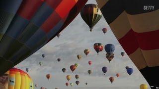 Your one minute escape: hot air balloons