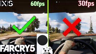 Far Cry 5 30FPS Vs FPS Boost Comparison And Review on Xbox Series S   Which One Is Better ?