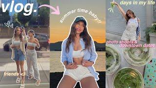 SUMMER VLOG: city trips with my best friends, beach days, photoshoots, & self care