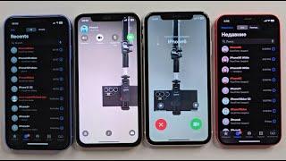 FaceTime Incoming Call & Outgoing call iPhone 16iphone 16 Pro iPhone 12 iPhone XR at the same time