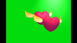 Valentine's Day Green screen HEARTS 2019