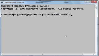 How to uninstall Python Packages and Modules with Pip