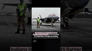 British Stealth Jet Makes Emergency Landing in Kerala, Listed for Sale on Fake Website. #f35landing