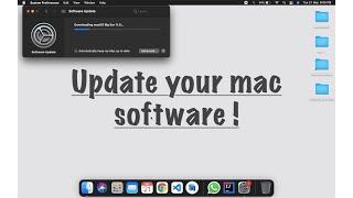 Update your Mac software !