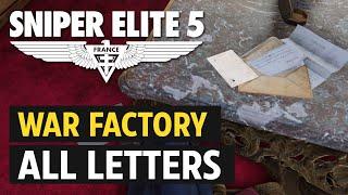 Sniper Elite 5 - Mission 4: All Personal Letter Locations (Letters)