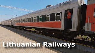 Third class carriage on the train Klaipėda - Vilnius