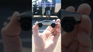 New Tesla Cybertruck - Hot Wheels vs Real #shorts